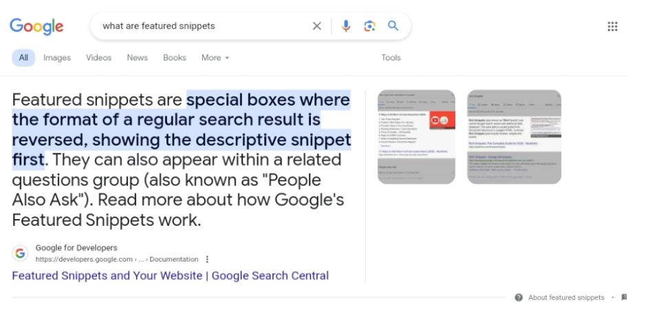 Google-results-for-featured-snippets