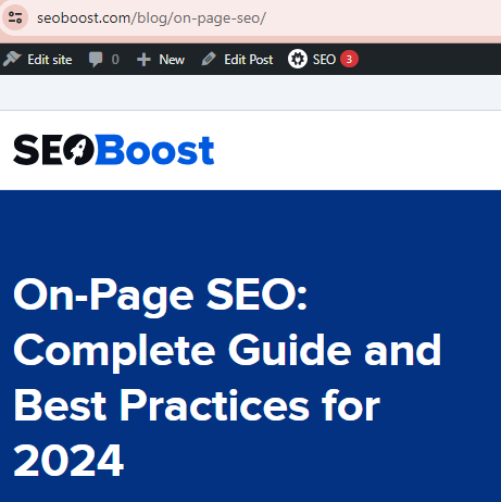 On-page-SEO