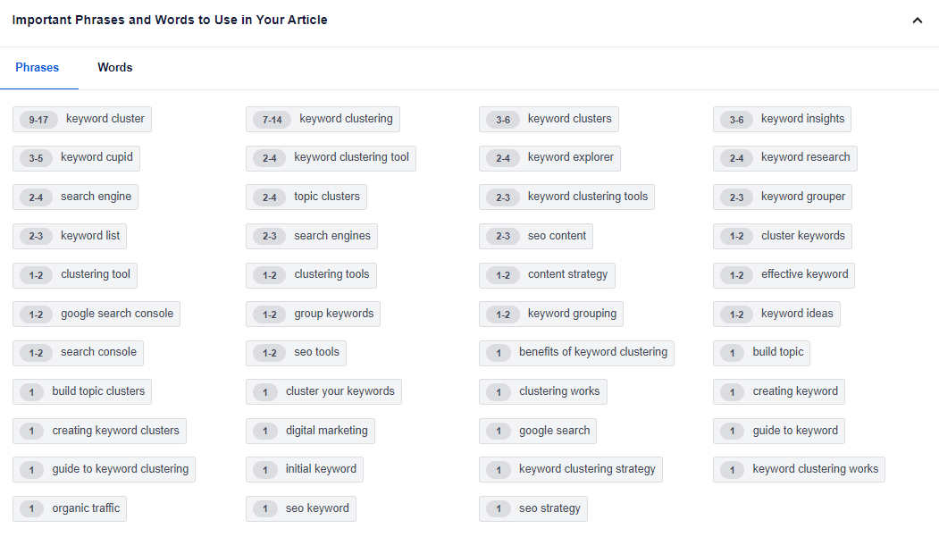 SEOBoost-topic-clusters-feature