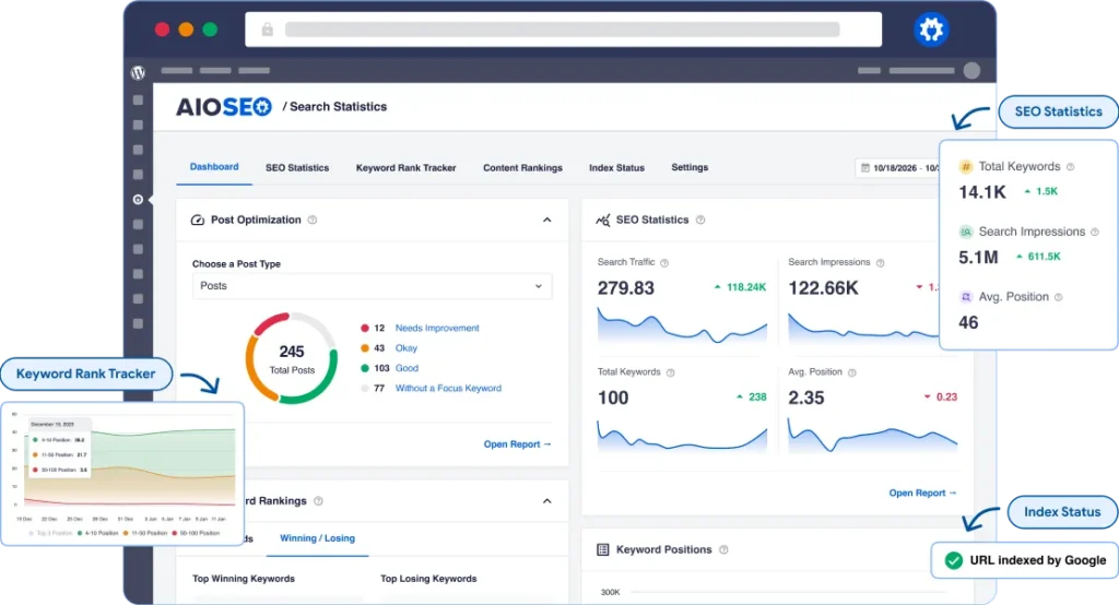 All In One SEO plugin All In One SEO plugin for Small Business Marketing and SEO