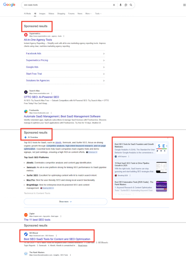 Different types of search features in Google Different types of search features in Google